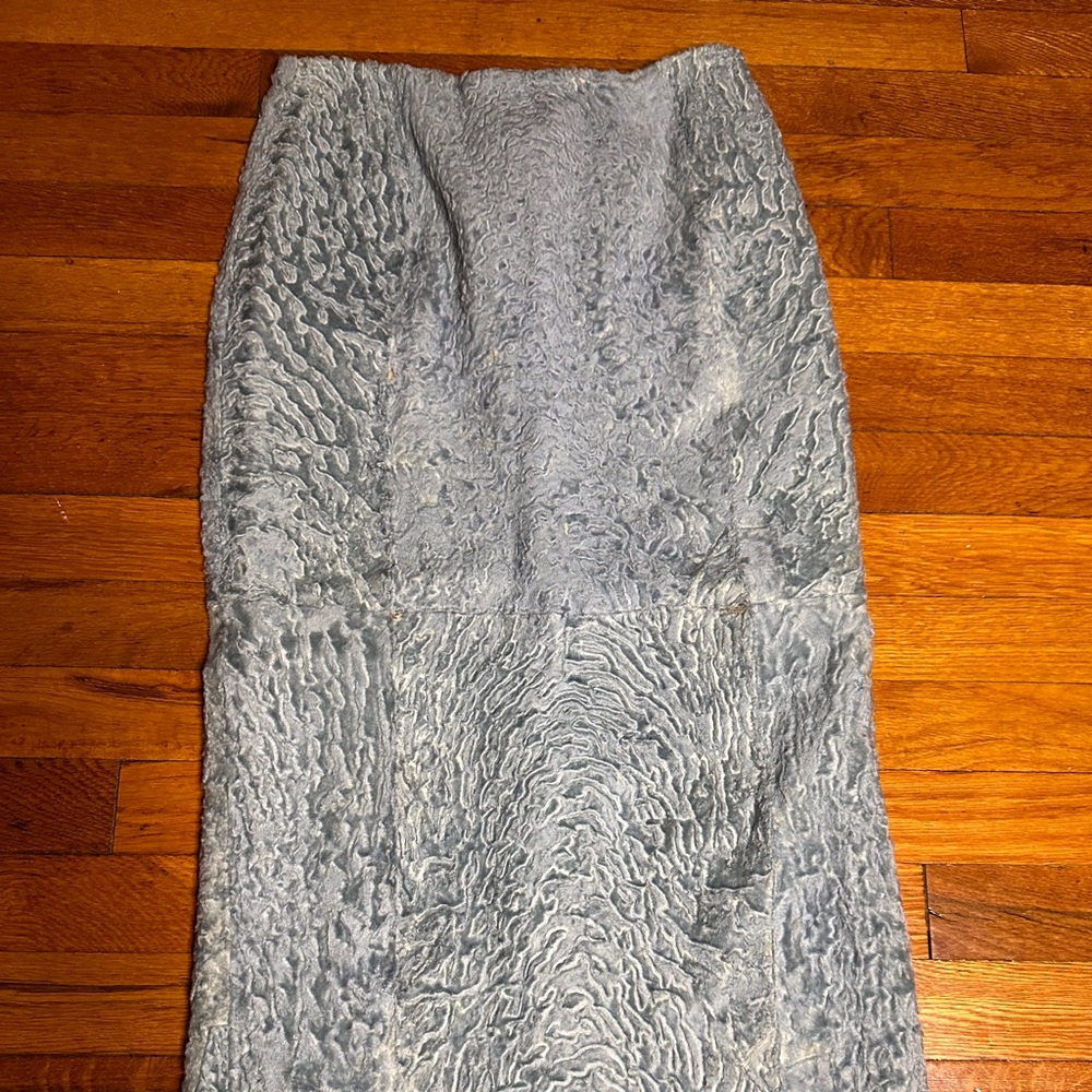 Vintage Dolce & Gabbana Shearling skirt size 4 Vintage
